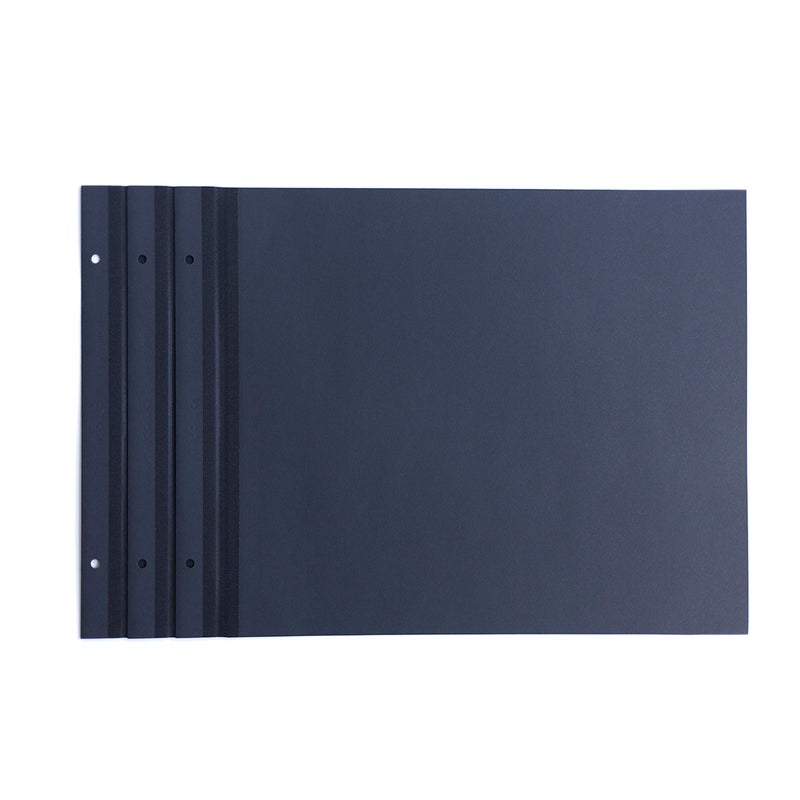 Kolo Refill Pages for Newport 11x14 Scrapbook, Black - Image 1